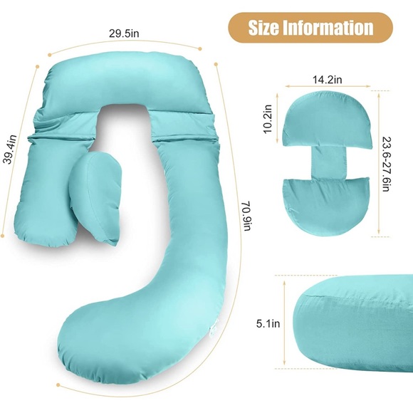 UniNewborn Pregnancy Pillows For Sleeping With Washable Combed Cotton main image 0